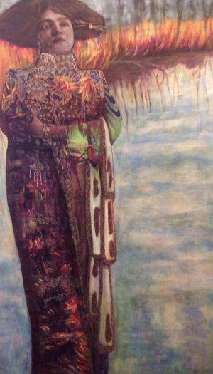 Inspired by Klimt – 40″ x 30″